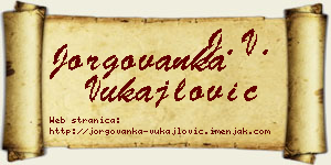 Jorgovanka Vukajlović vizit kartica
